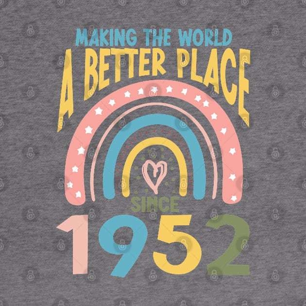 Birthday Making the world better place since 1952 by IngeniousMerch